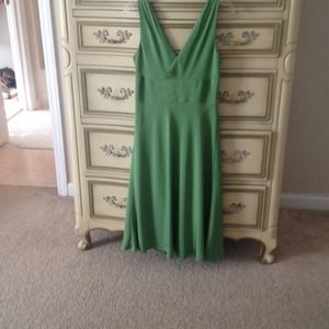 JCrew Silk Green Dress