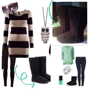 💋Black boots⛄️