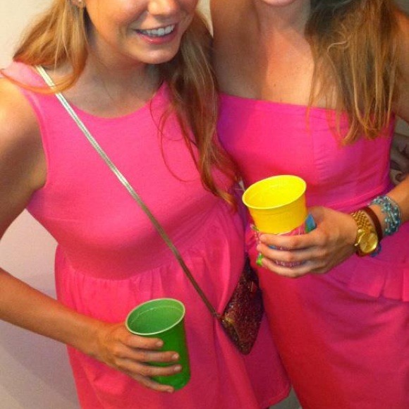 Hot hot pink H&M dress - Picture 4 of 4