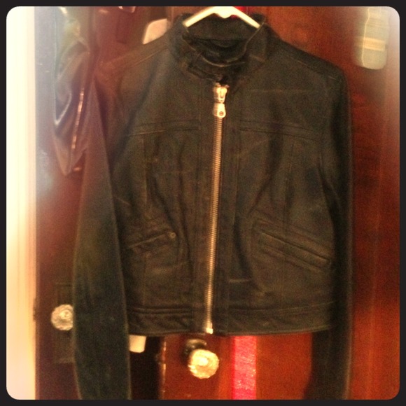 Gap Limited Edition Leather Moto Jacket