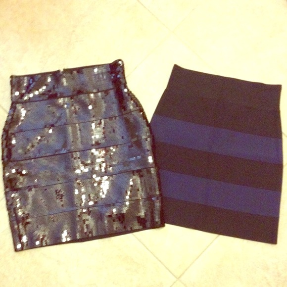 Two BCBG Power Skirts SZ Mediums