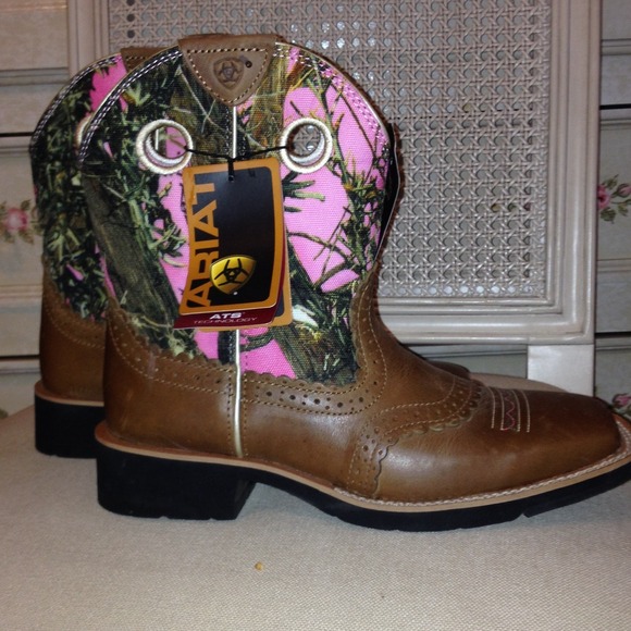 Ariat Western Boots Brown Camo Fatbaby