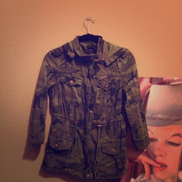 Military camouflage jacket