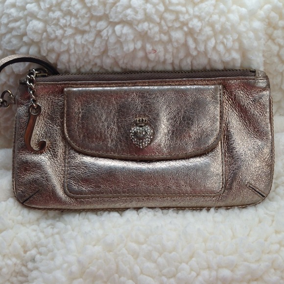 Juicy Couture Metallic Clutch