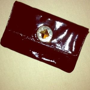 Kate Spade Black Patent Leather Clutch