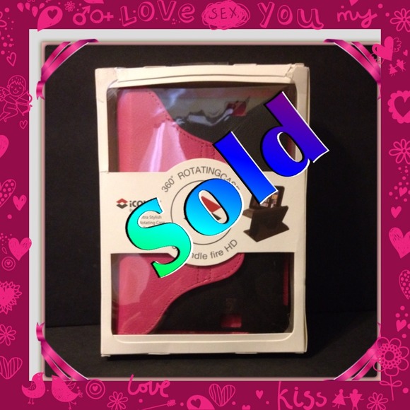 ✋Sold Kindle Fire HD 7" leather case