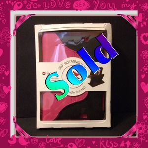 ✋Sold Kindle Fire HD 7" leather case
