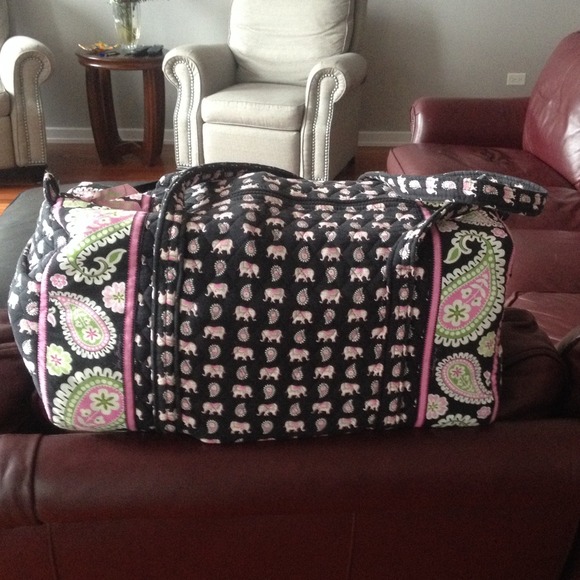 Pink Elephant Vera Bradley - Small Duffel