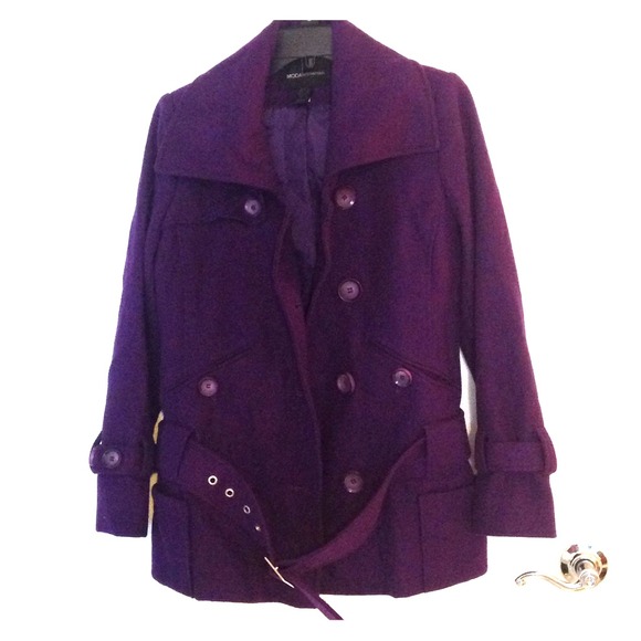 Purple winter coat