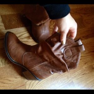 Cognac cowboy boots