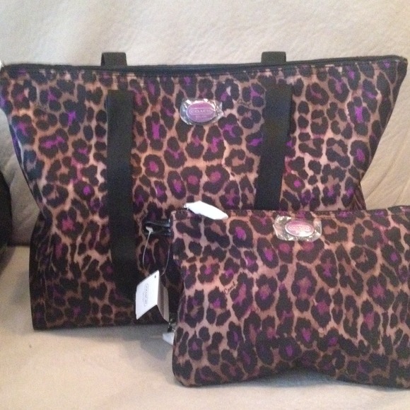 NWT Authentic Coach Weekender Packable Bag.  Nice!