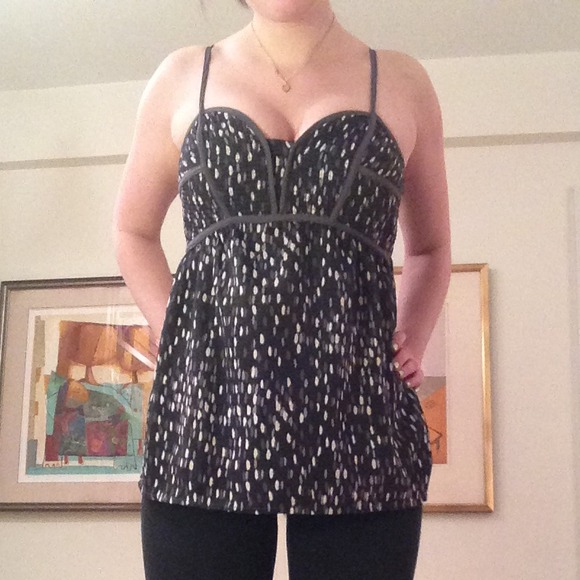 Bustier inspired baby doll top - Picture 1 of 3