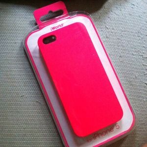 neon pink hard case iPhone 5