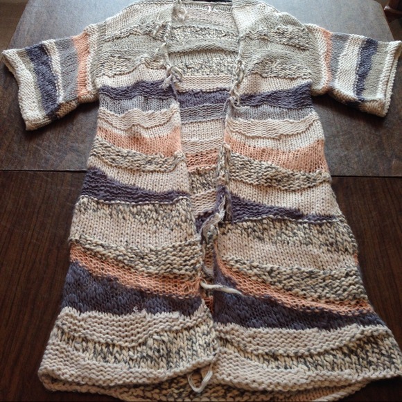 Long sweater coat