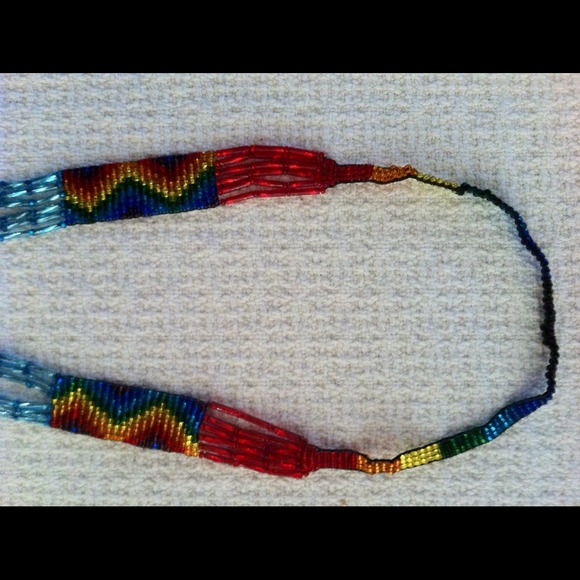 Native Beaded Necklace - Picture 3 of 4