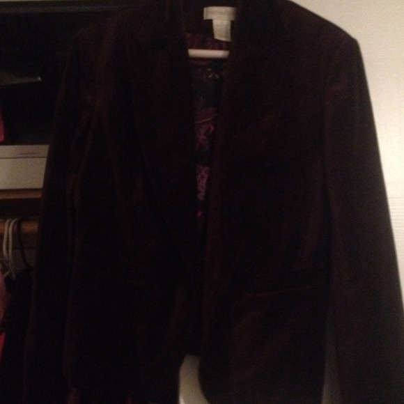 Chocolate brown blazer