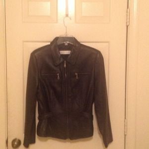 Valerie Stevens Lamb Skin Leather Jacket size 10
