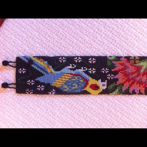 Native Beaded Belt - Picture 3 of 4