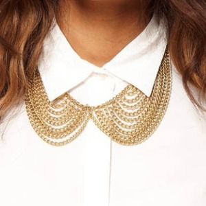 💔Bundled/Sold💔Gold Collar Necklace NWOT