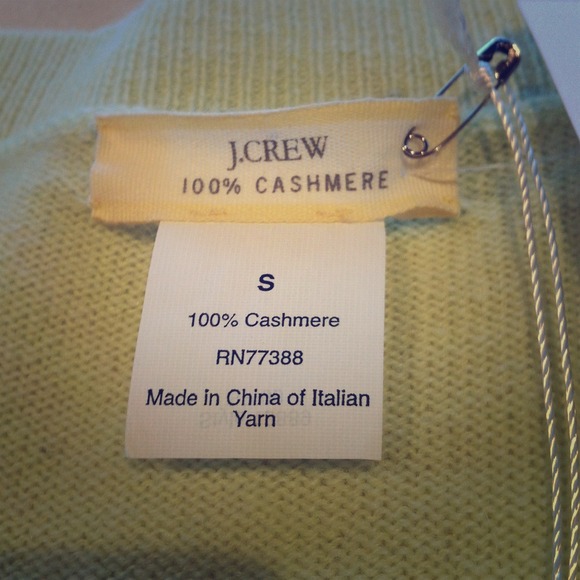 J Crew (NOT factory) 100% Cashmere sweater NEW