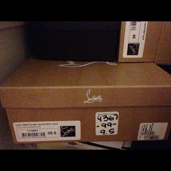 Authentic Christian Louboutin lady peep sling - Picture 3 of 4