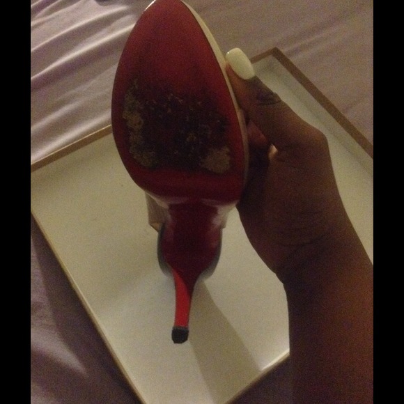 Authentic Christian Louboutin lady peep sling - Picture 4 of 4