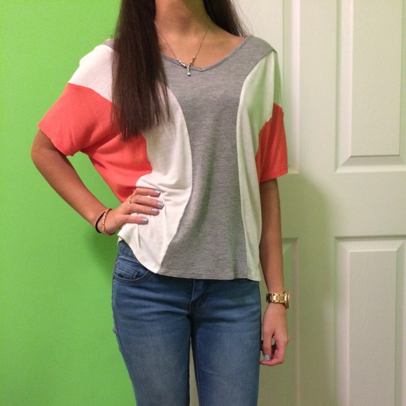 🚫SOLD🚫 Curvy Striped Shirt