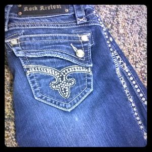 !!TRADED!! @chrissyn Rock Revival jeans