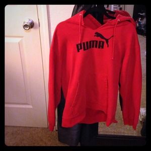 ON HOLD Red puma sweatshirt