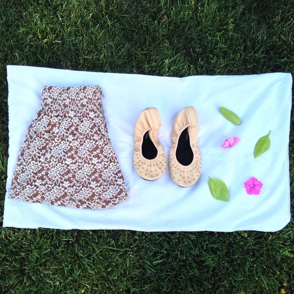 🌷 Light Pink Scrunchy Flats 🌷