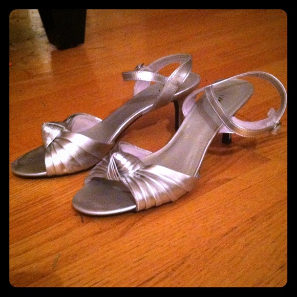 Silver heels