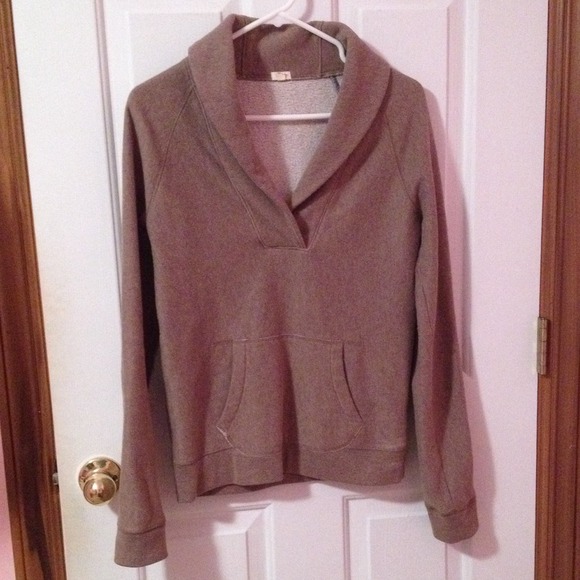 J Crew Cowl neck brown sweater