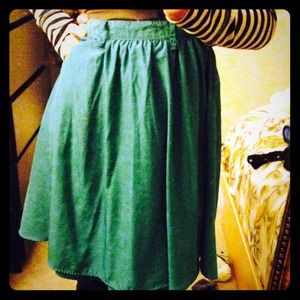 Teal skirt