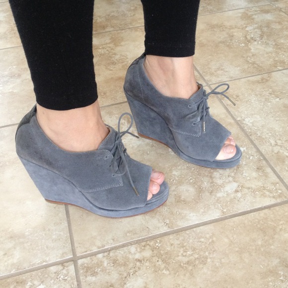 🎀N/A🎀Rag & Bone suede peep toe wedges - Picture 4 of 4