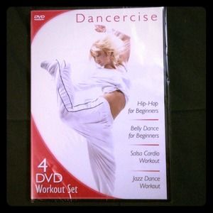 Dancercise work out 4 discs DVD - brand new