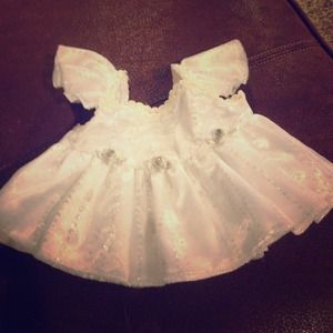 Small dog angel dress