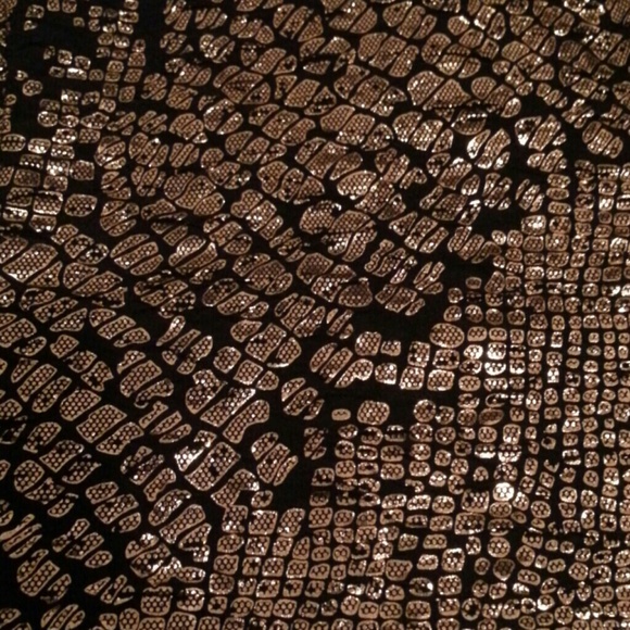 Gold black dress - Picture 3 of 3