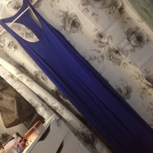 Cobalt blue gap maxi dress