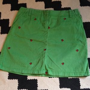 Green Lady Bug Skirt