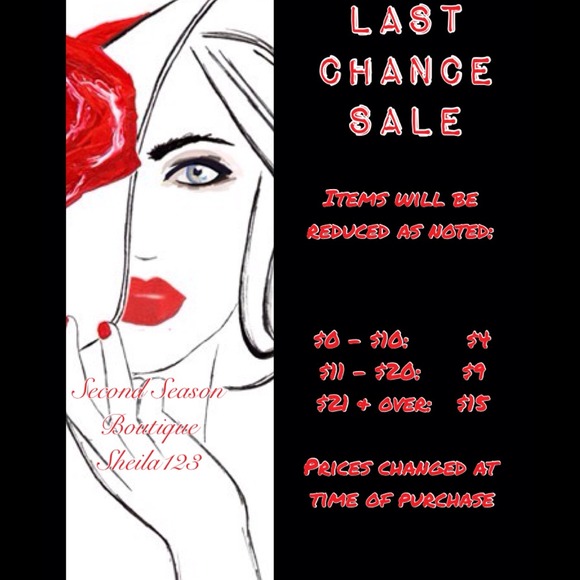 Closet closing!  Prices good through March 1st