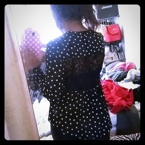 Cute and flirty polka dot top
