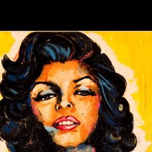 Black Monroe painting