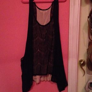Cute lace tank!