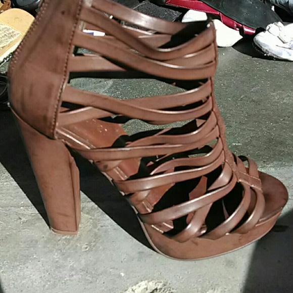Brown heels