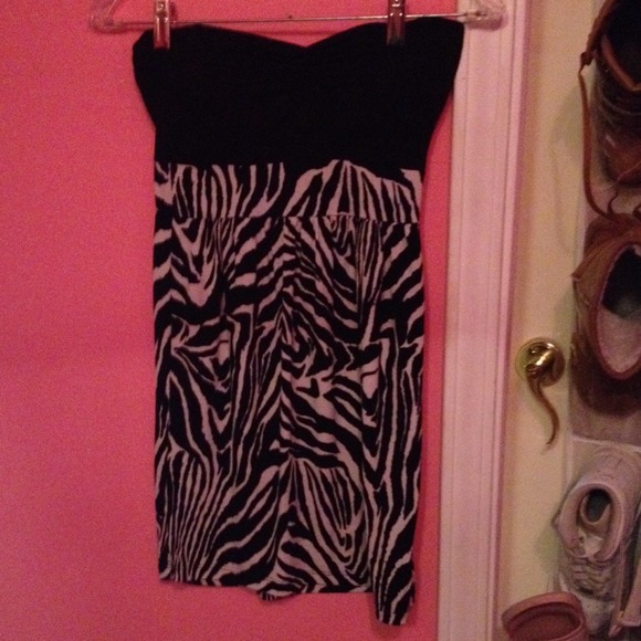 Zebra mini dress (: - Picture 1 of 1