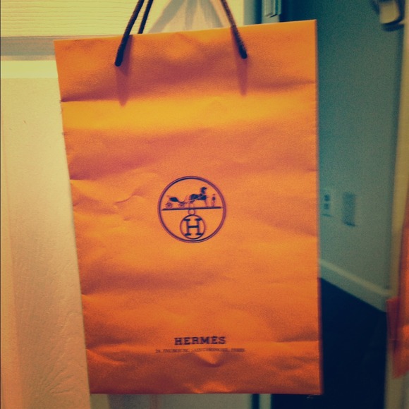 Authentic HERMES shopping bag