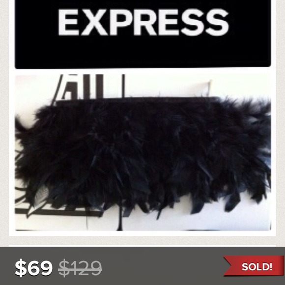 Express Feather Clutch - Picture 2 of 4