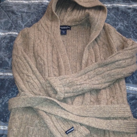 Abercrombie wool sweater jacket