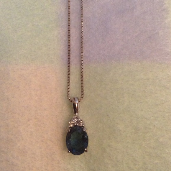 Blue Sapphire Necklace
