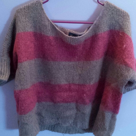 American Eagle Outfitters Tops - Striped knit sweater